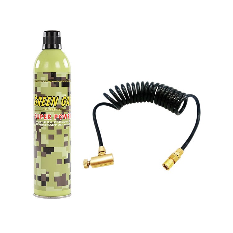 Mềm cho không khí soft gun butane gas green